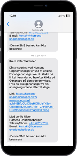 Genansøgning til ungdomsboliger på SMS